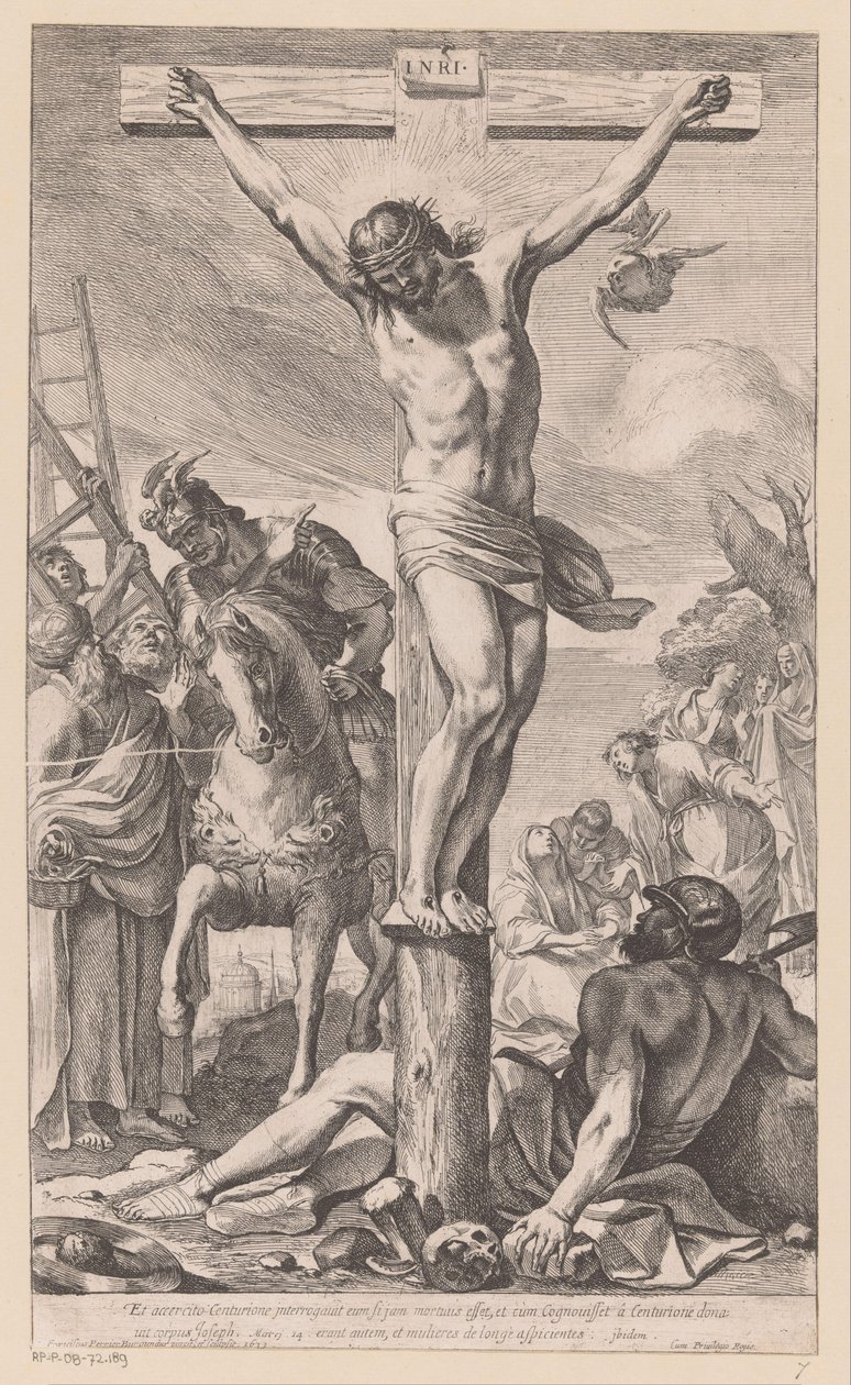 Christ en croix - Francois Perrier