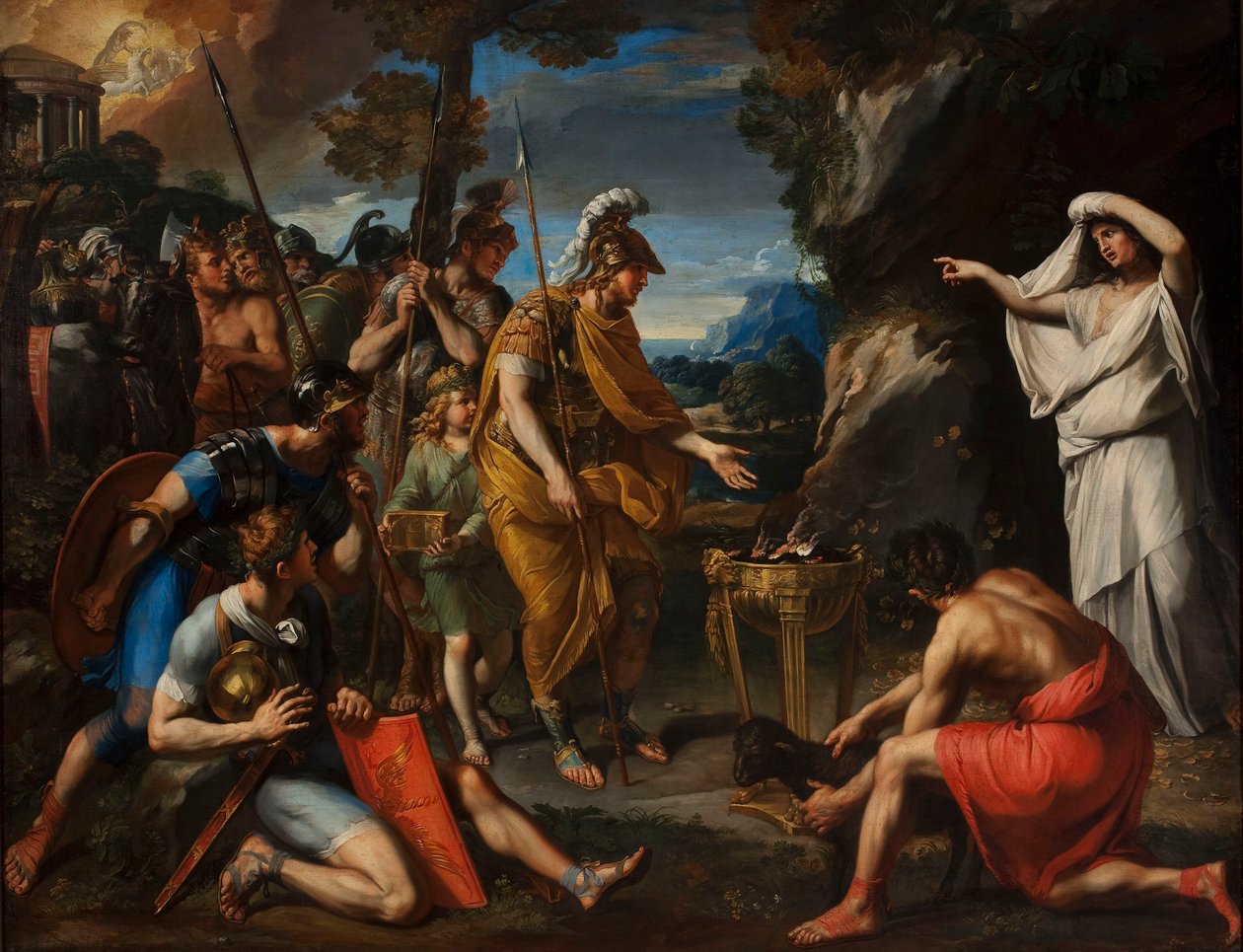 Énée et la Sibylle de Cumes - Francois Perrier