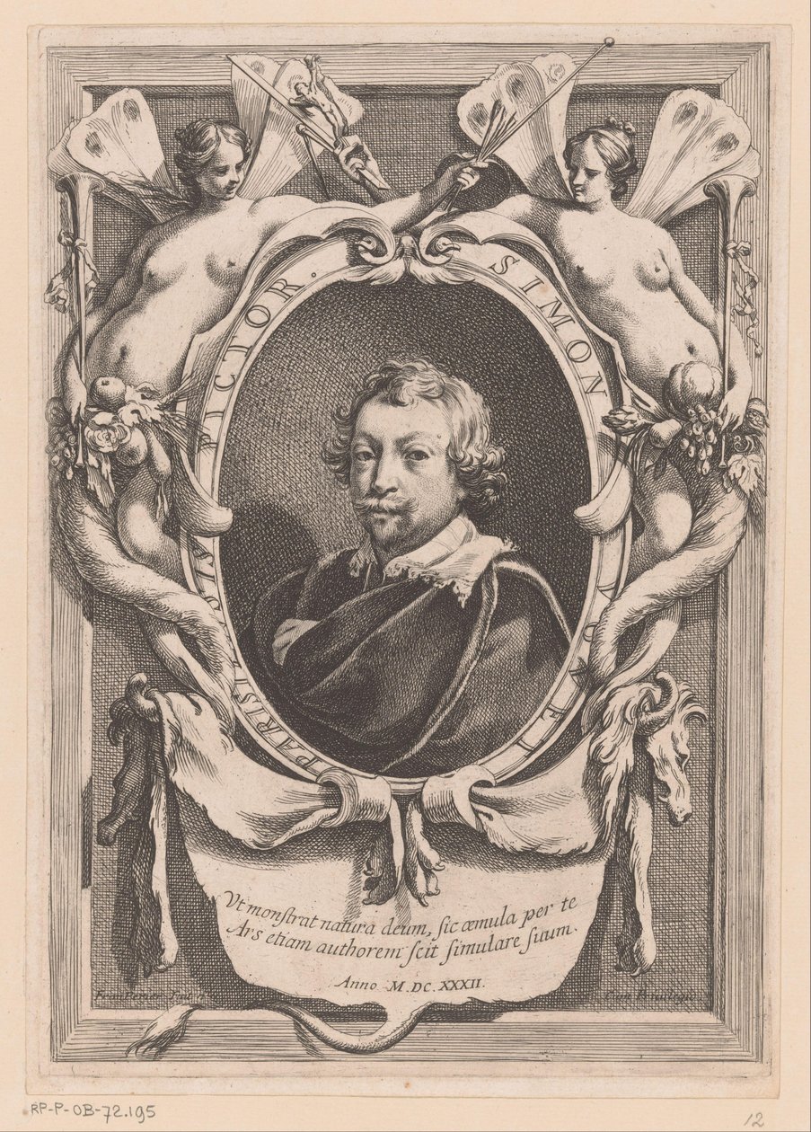 Portret van Simon Vouet - Francois Perrier