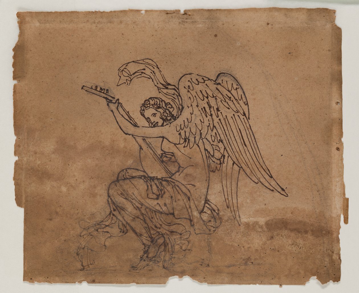 Figure allégorique avec luth, vers 1825 - Francois Rude