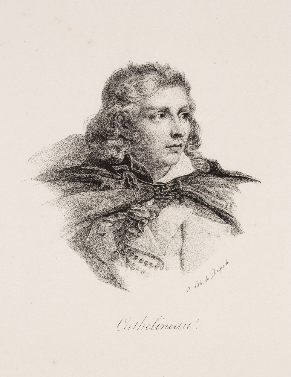 Portrait de Jacques Cathelineau - Francois Seraphin Delpech