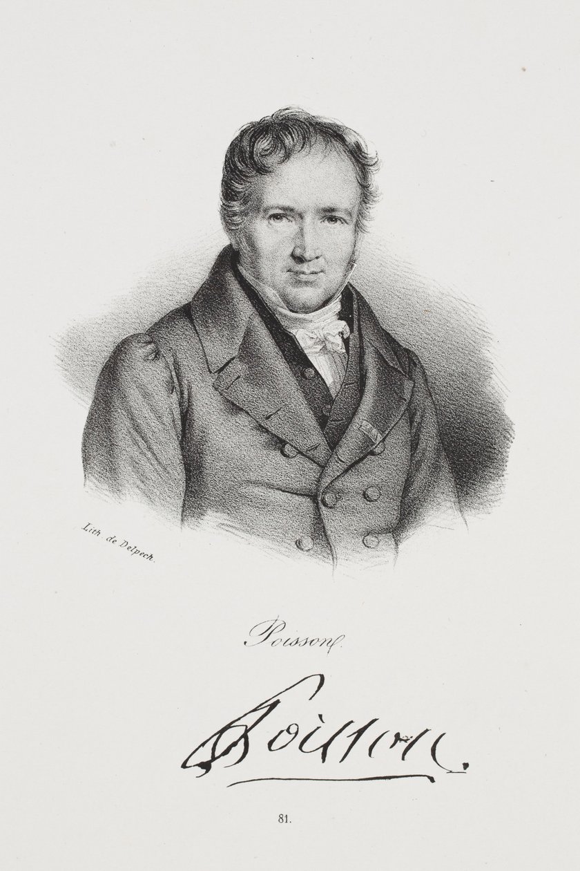 Portrait de Siméon Denis Poisson - Francois Seraphin Delpech