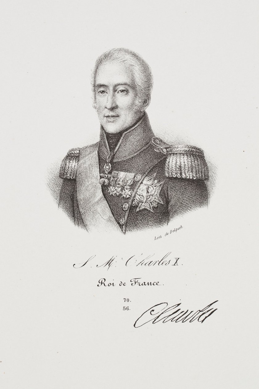 Portrait du roi Charles X - Francois Seraphin Delpech