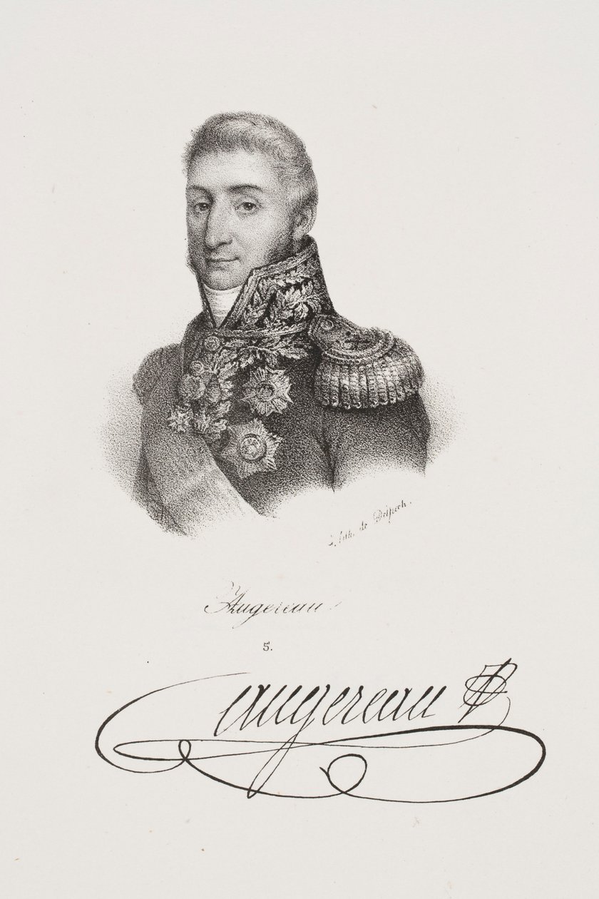 Portrait du maréchal Charles Pierre François Augereau - Francois Seraphin Delpech