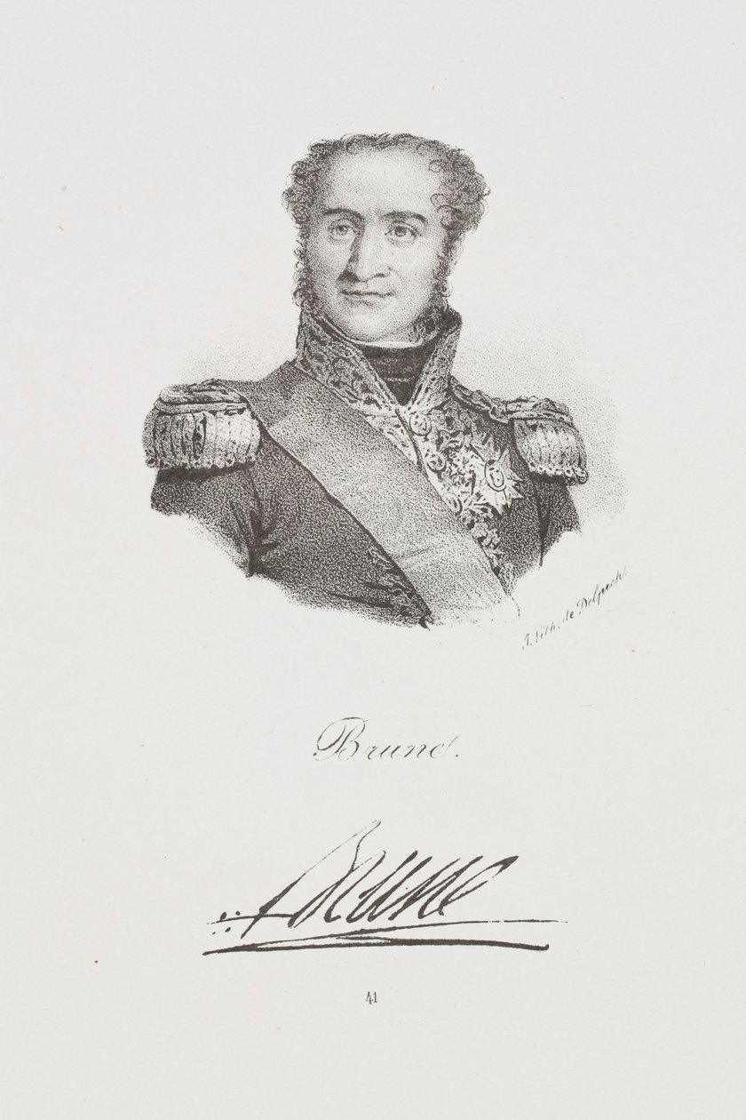 Portrait du maréchal Guillaume Brune - Francois Seraphin Delpech