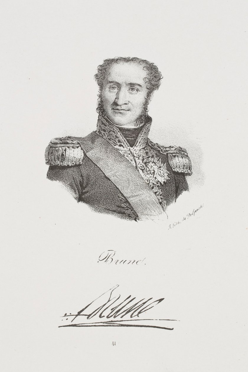 Portrait du maréchal Guillaume Brune - Francois Seraphin Delpech