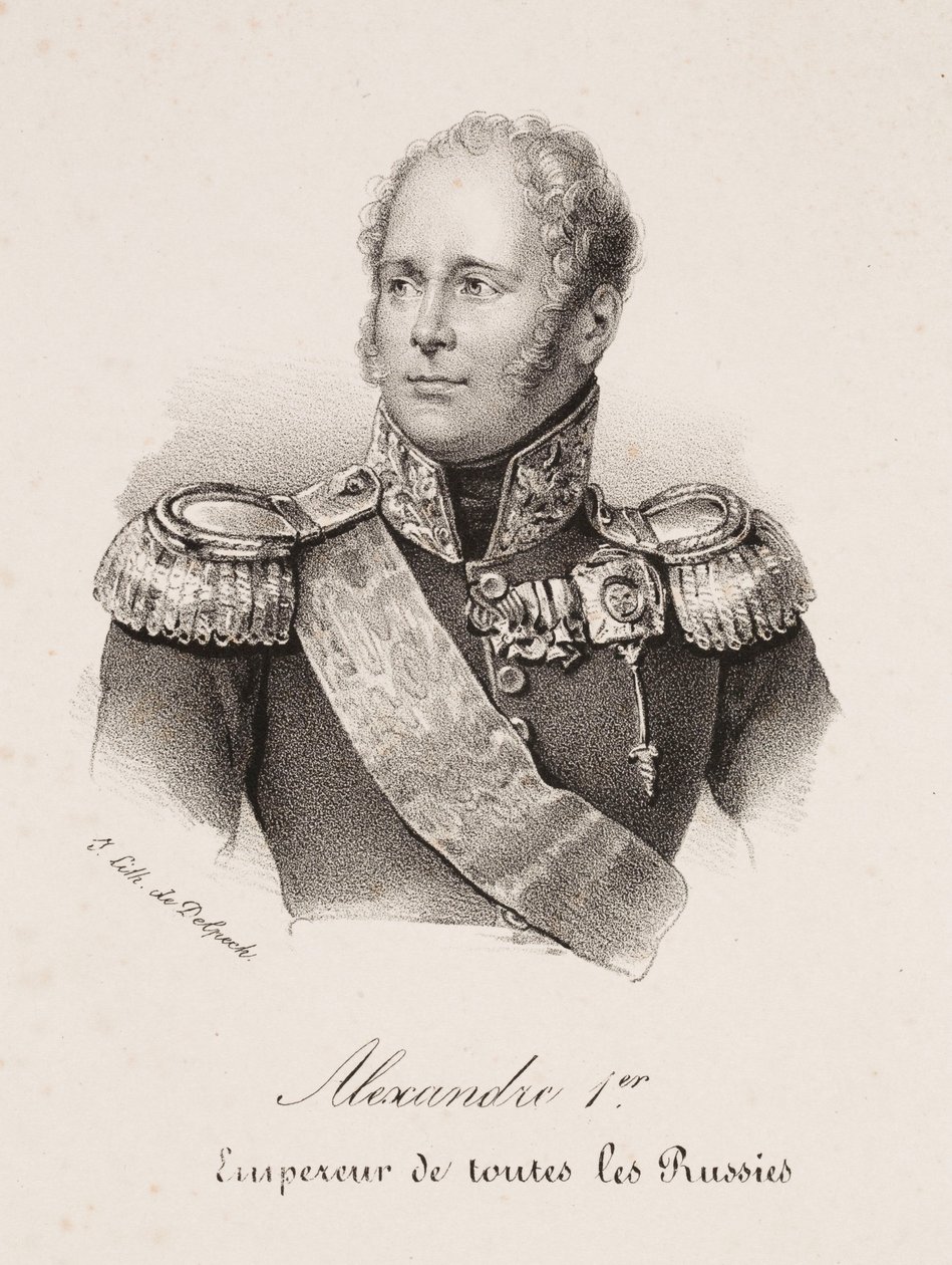 Portrait du tsar Alexandre Ier de Russie - Francois Seraphin Delpech