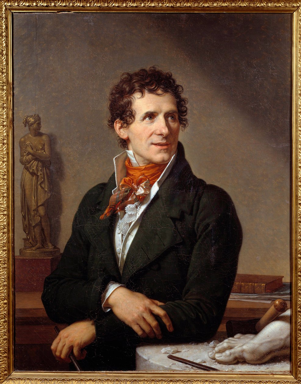 Portrait du sculpteur Antonio Canova (1757-1822). Peinture de Xavier Fabre (1766-1837) 1812 Montpellier, musée Fabre - Francois Xavier Fabre