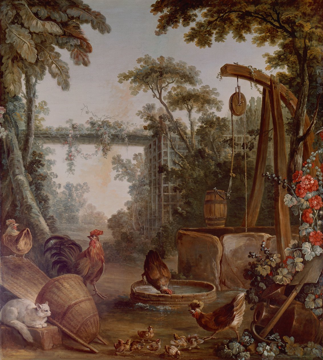 La cour de ferme - François Boucher