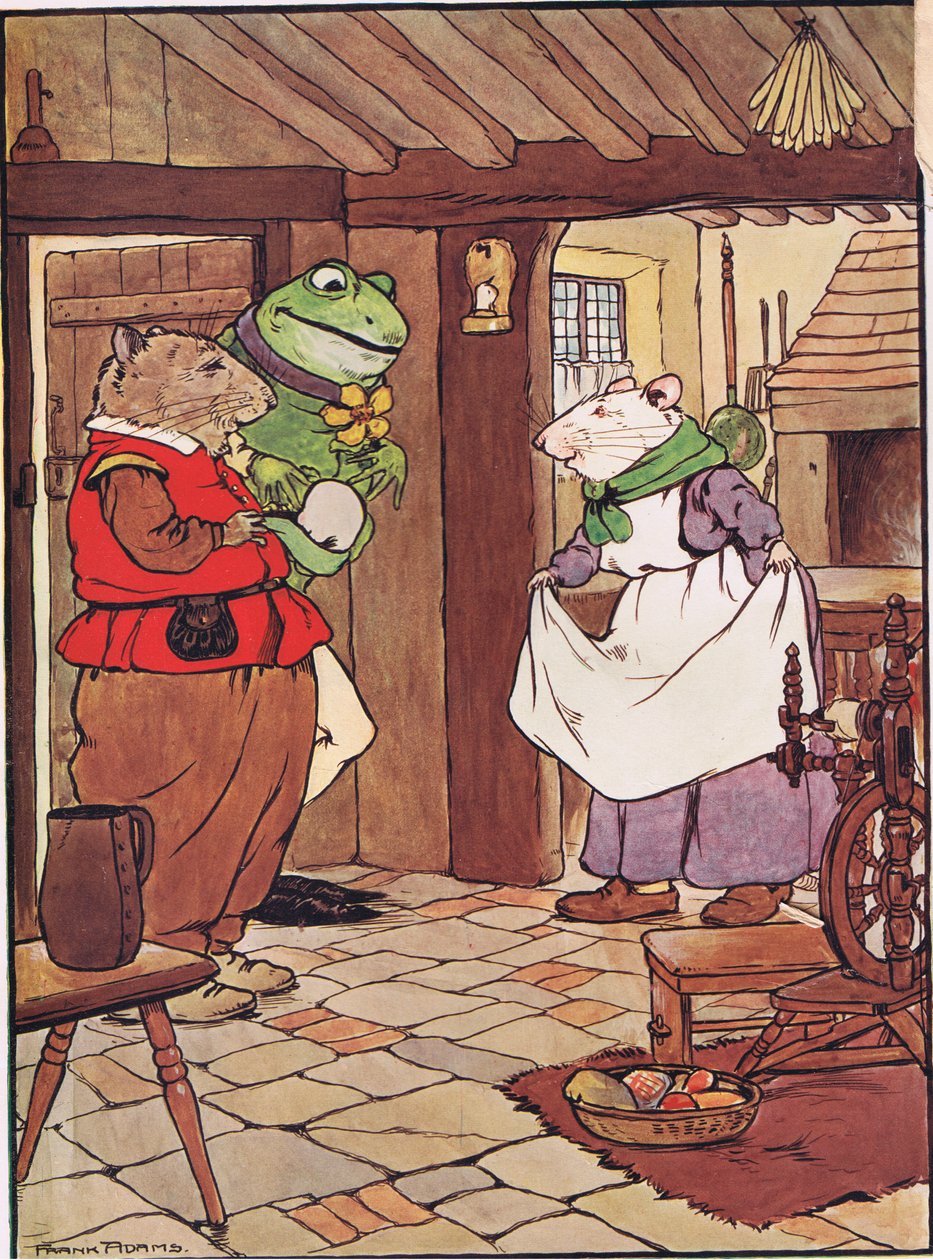 Priez Maîtresse Souris êtes-vous là, illustration de 
