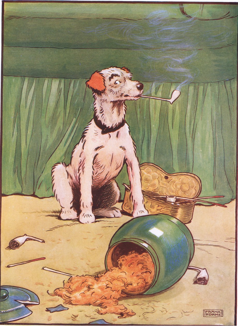 Quand elle est revenue, il fumait une pipe, années 1930 - Frank Adams