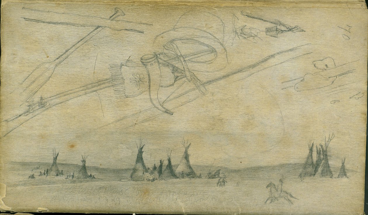 Croquis, 1851 - Frank Blackwell Mayer