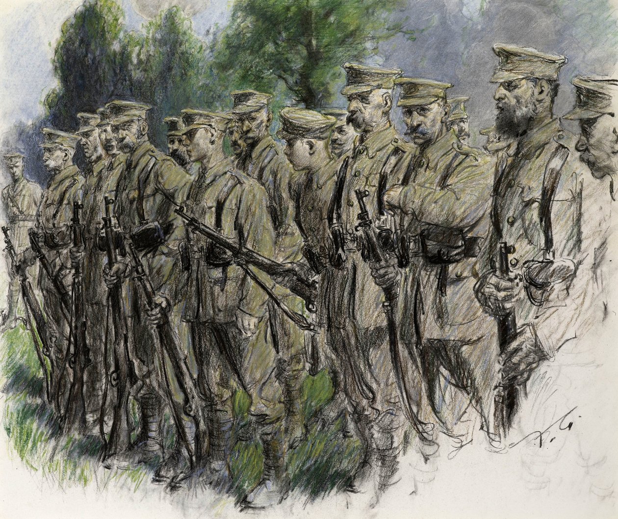 Recrutement des volontaires de Norfolk, vers 1916