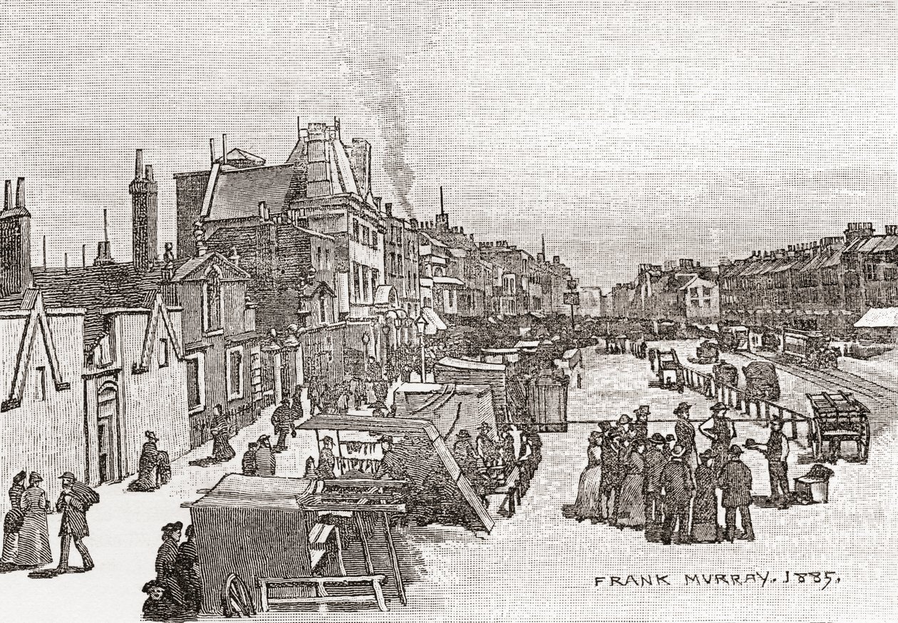 Whitechapel Road, Londres, Angleterre, 1885 - Frank Murray