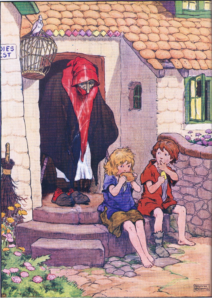 Hansel, Gretel et la sorcière, de Hansel et Gretel publié par Blackie & Son Limited, vers 1940 - Frank Adams