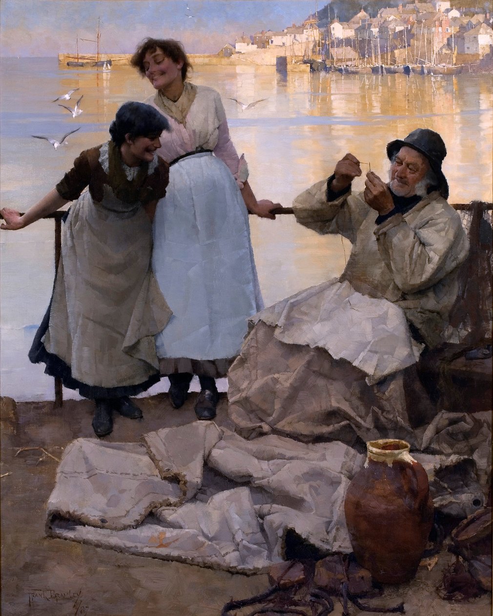 Yeux et sans yeux, 1887 - Frank Bramley