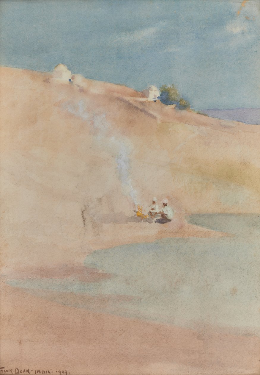 La lisière du désert de Bekanneer, Inde - Frank Dean