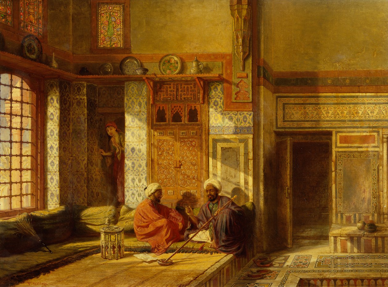 Écoute (huile sur toile) - Frank Dillon