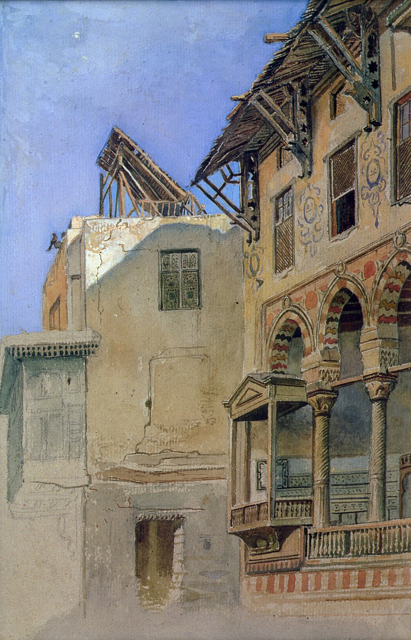 Maison de Memlook Radnau Bey, Le Caire, 1870 - Frank Dillon