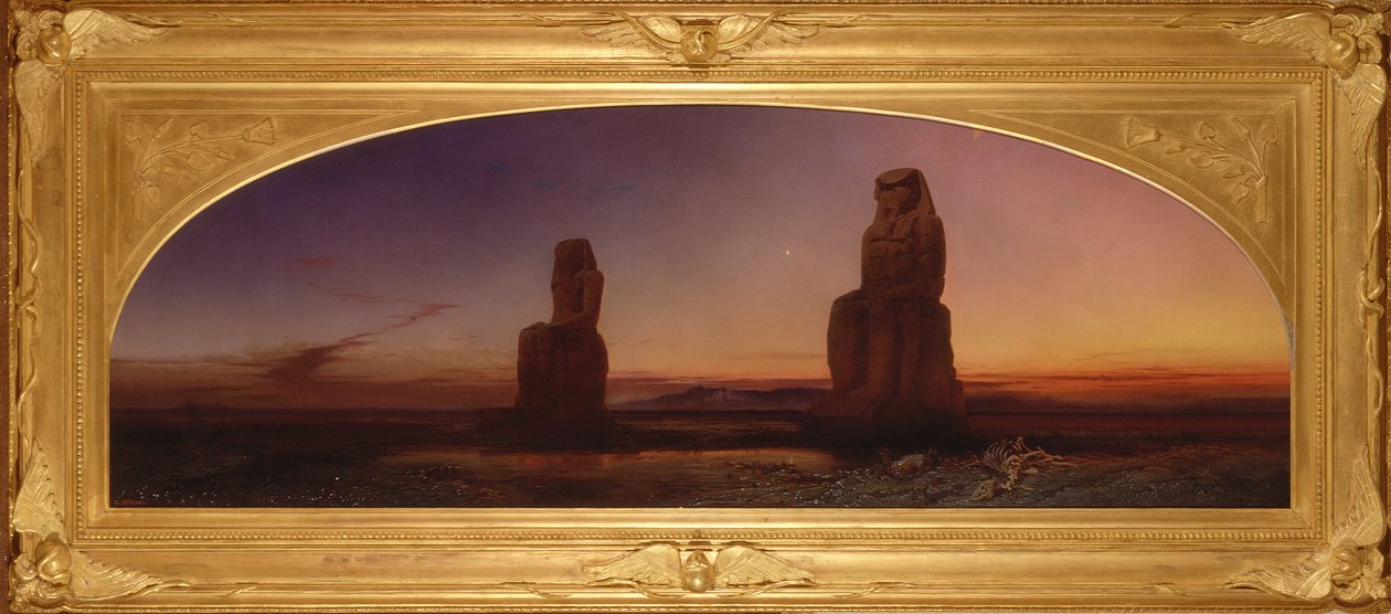 Le couple colossal, Thèbes - Frank Dillon