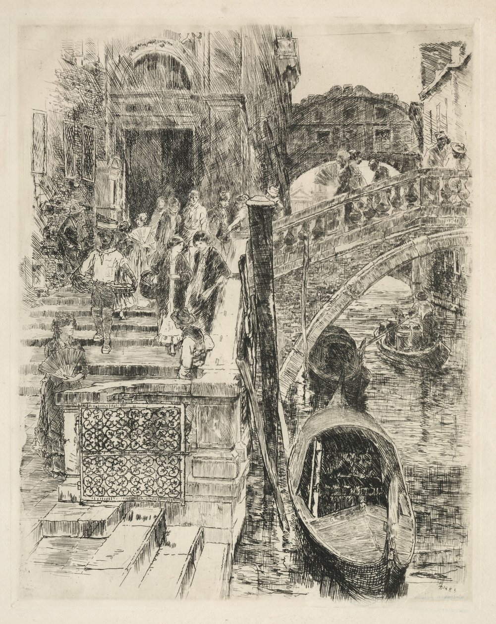 Pont des Soupirs, Venise, 1883 - Frank Duveneck