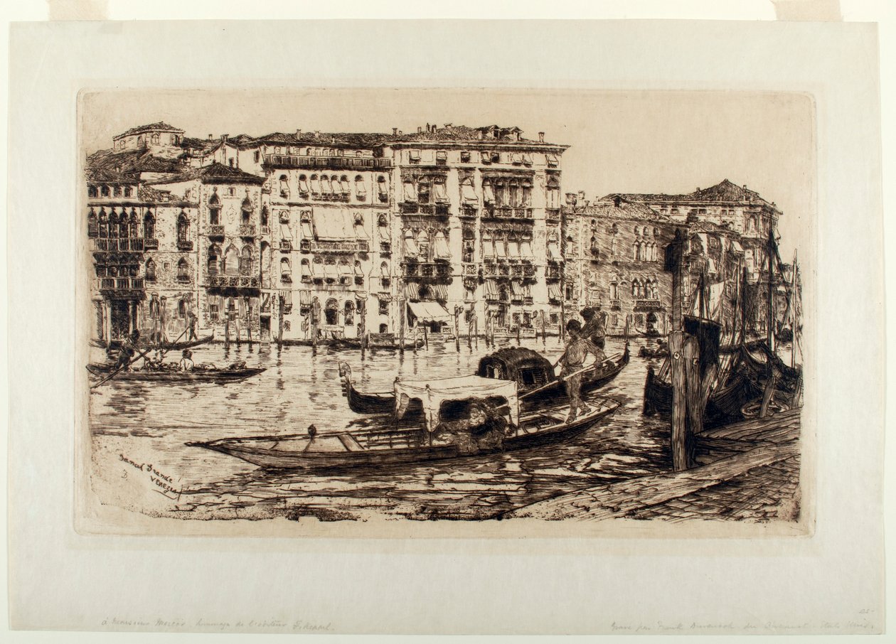 Grand Canal, Venise - Frank Duveneck
