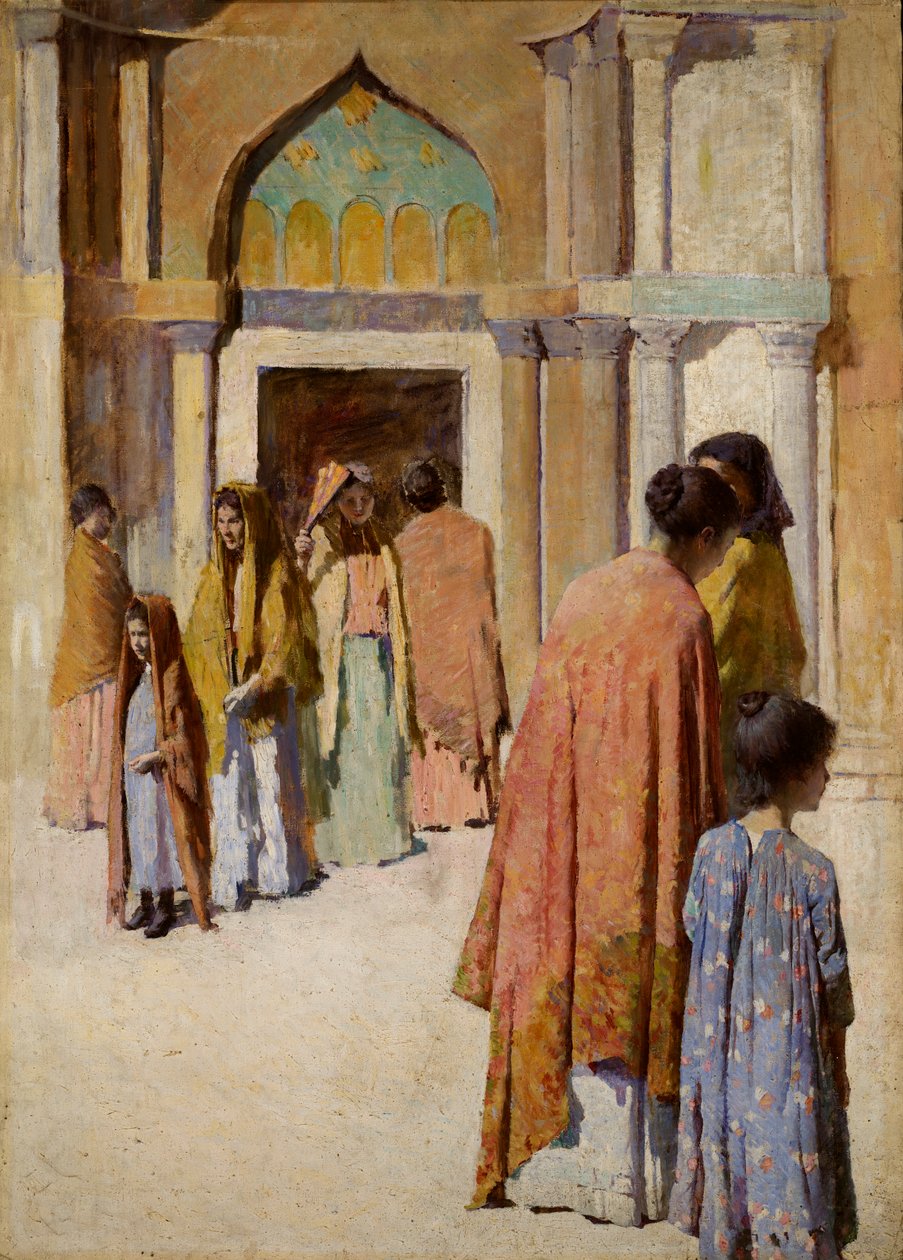Femmes près des escaliers no. I - Frank Edwin Scott