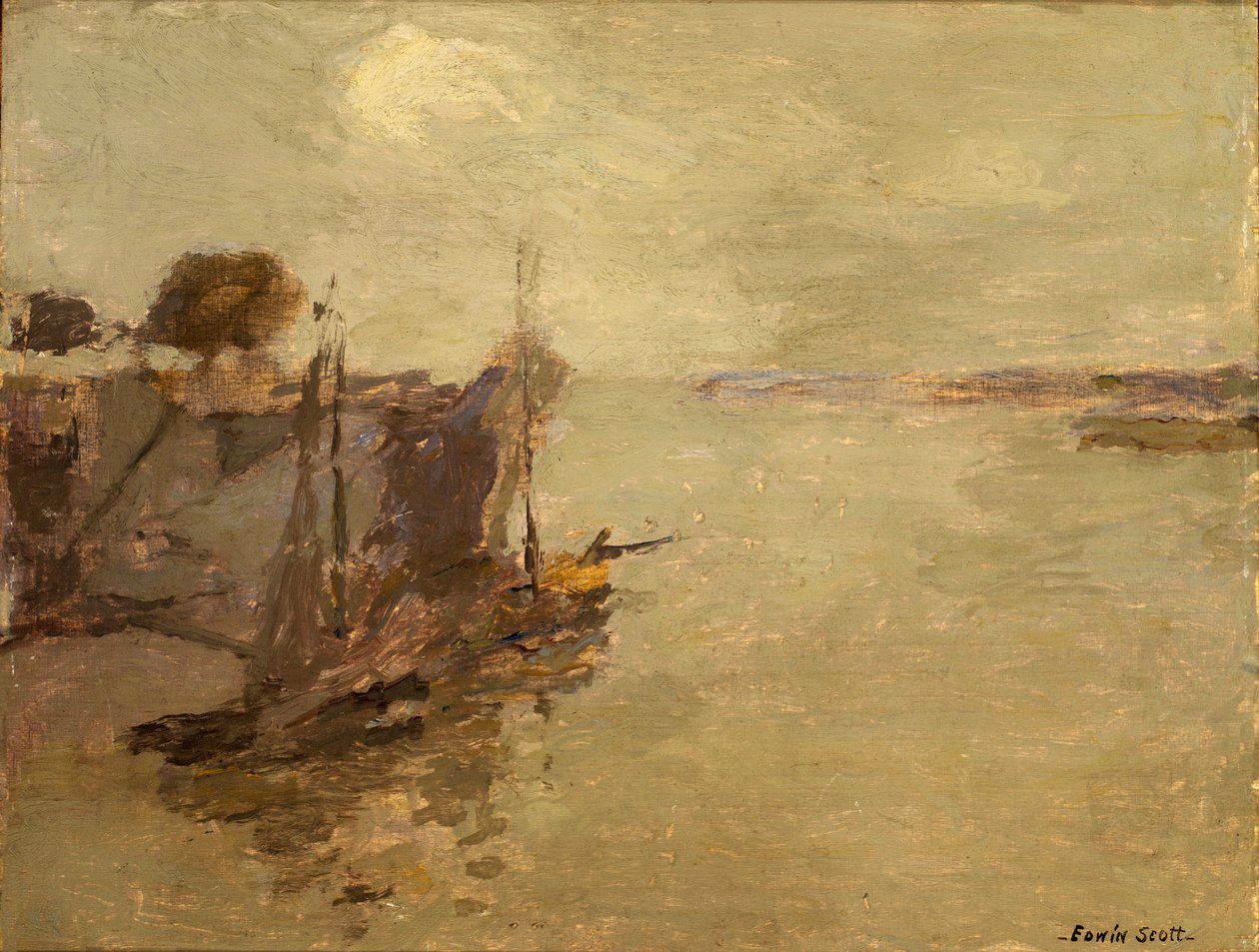 Bateaux de pêche à Honfleur no. 2 - Frank Edwin Scott