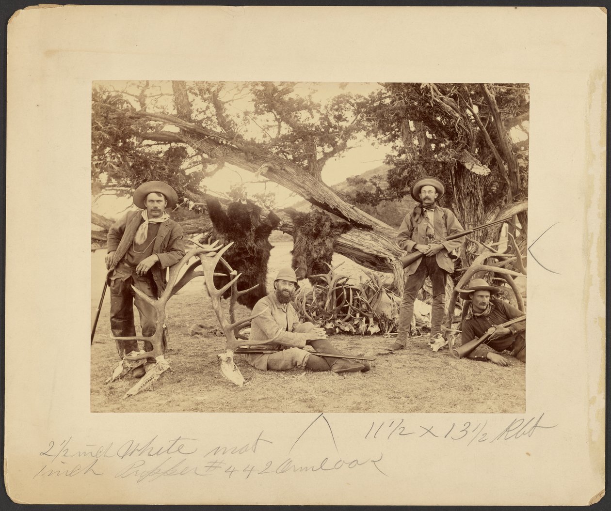 Fête de Lispenard Stewart, #6 - 5th Ave., N.Y. avec des trophées près d