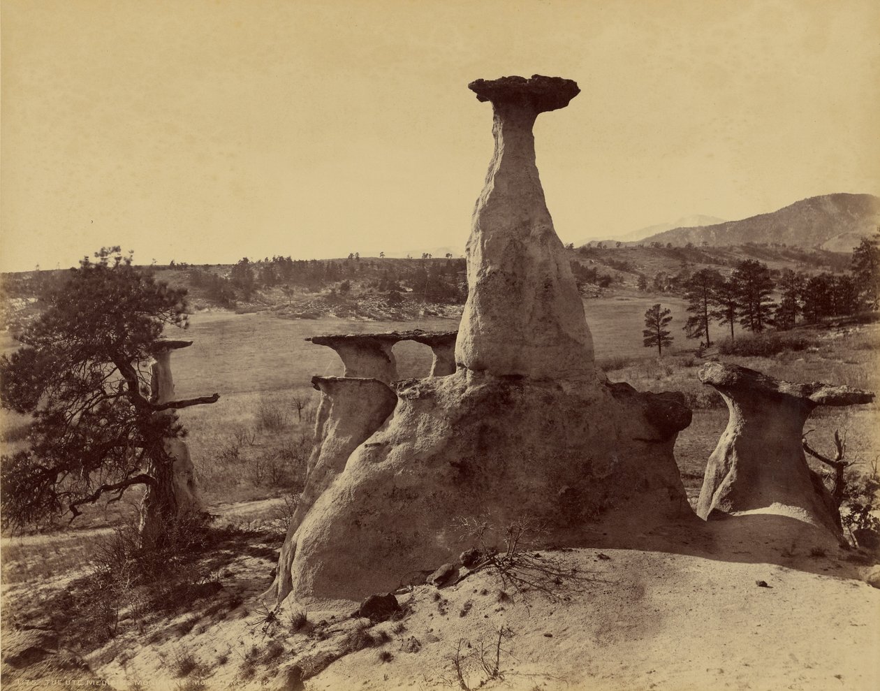 Le monument "Ute Medicine", Monument Park - Frank Jay Haynes