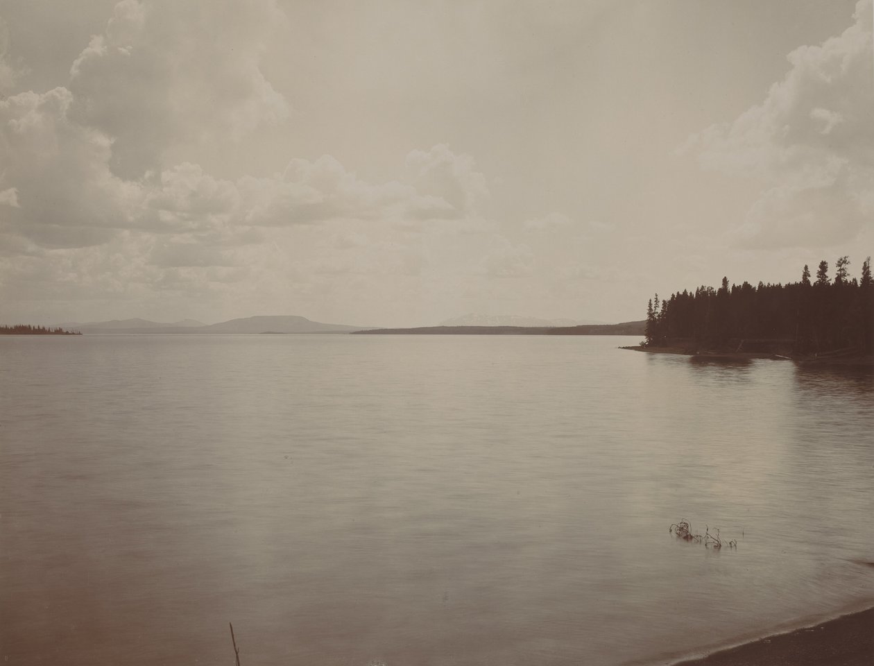 Lac Yellowstone, années 1880 (photo) - Frank Jay Haynes