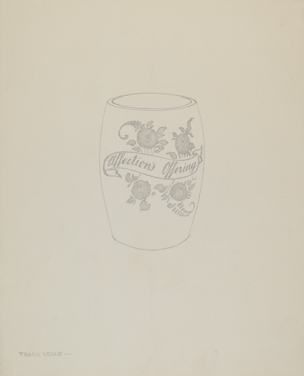 Chope en verre "bohémien" américain - Frank M. Keane