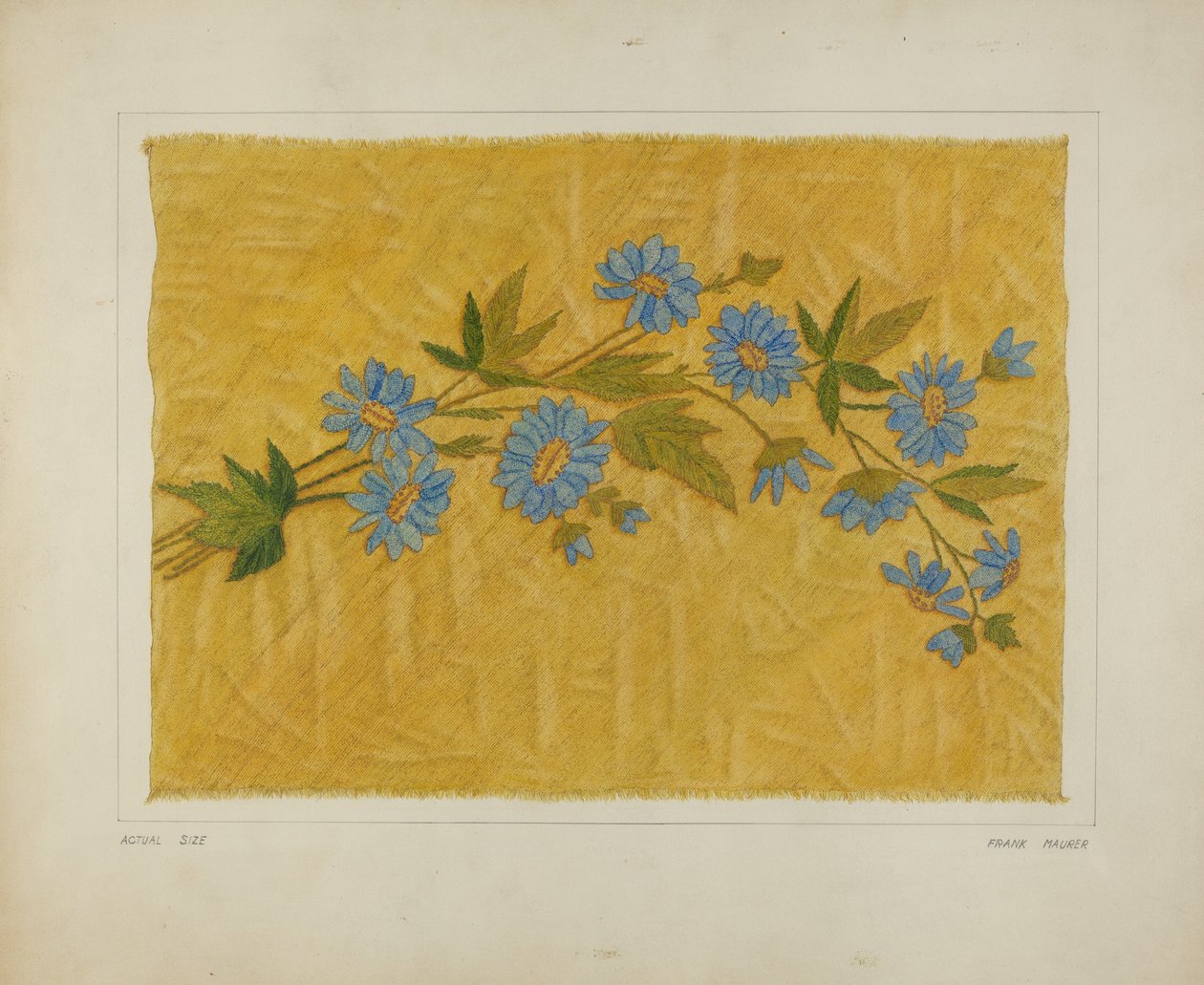 Broderie au crewel - Frank Maurer