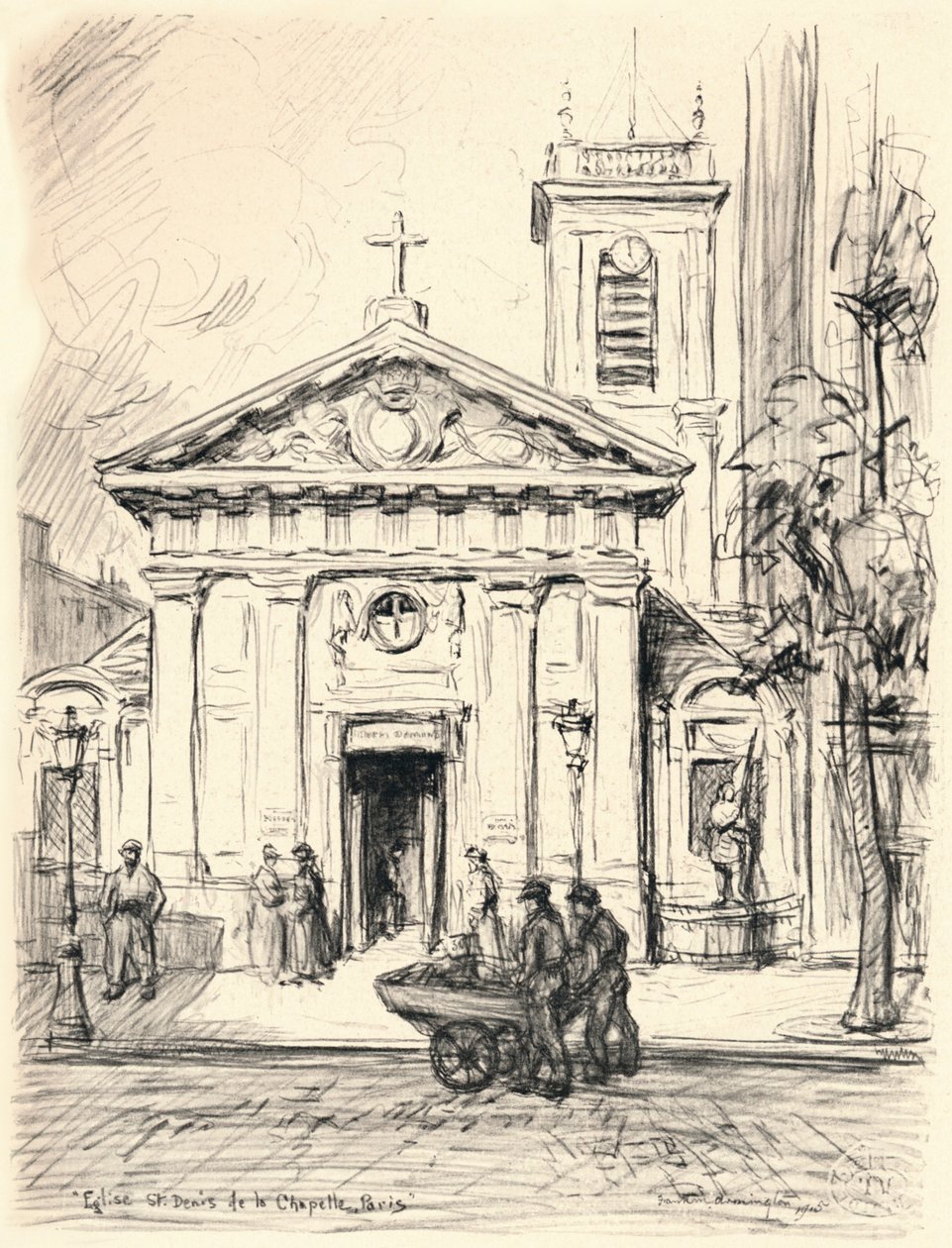 Église de Saint-Denis de la Chapelle, 1915 - Frank Milton Armington
