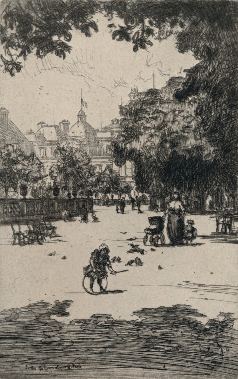 Jardin du Luxembourg, 1915 - Frank Milton Armington