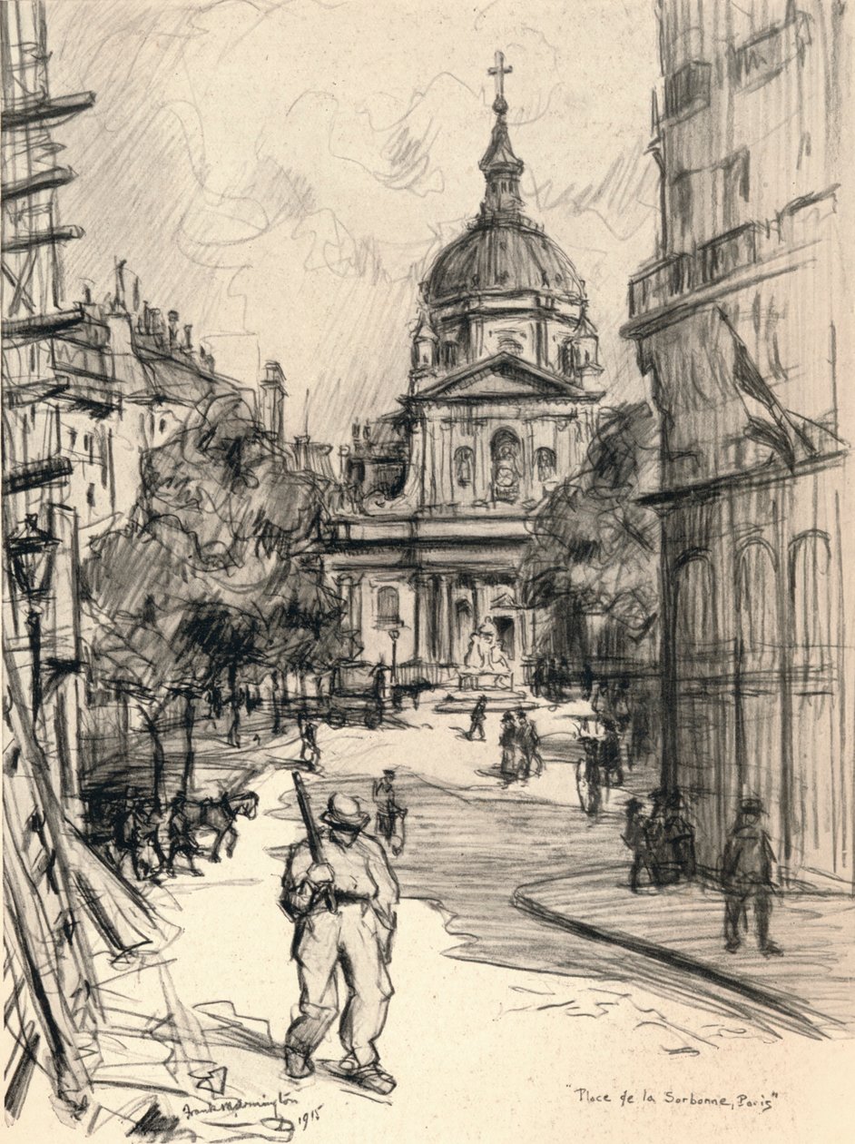 Place de la Sorbonne, 1915 - Frank Milton Armington