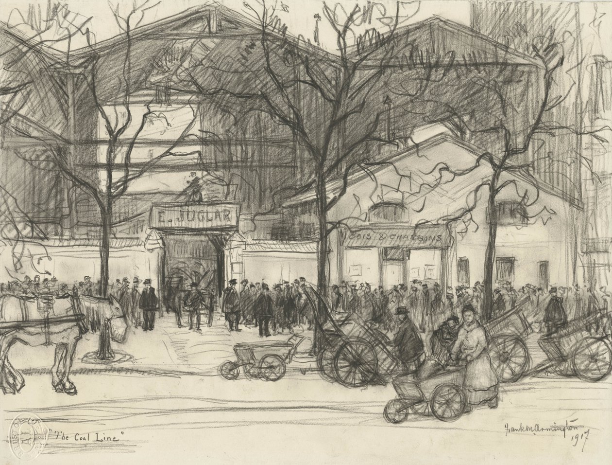 La ligne de charbon, 1917 - Frank Milton Armington