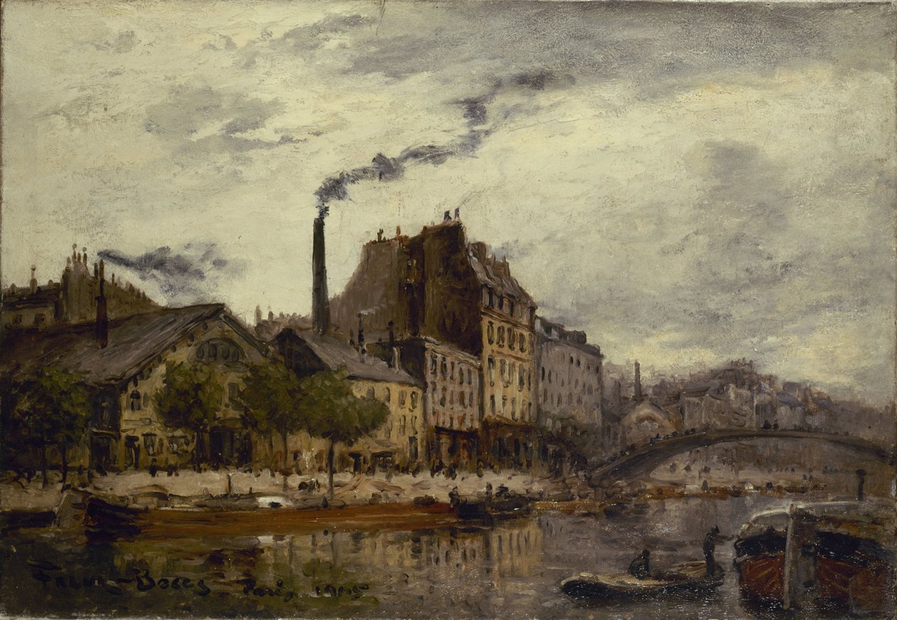 Canal Saint-Martin, quai de Valmy - Frank Myers Boggs