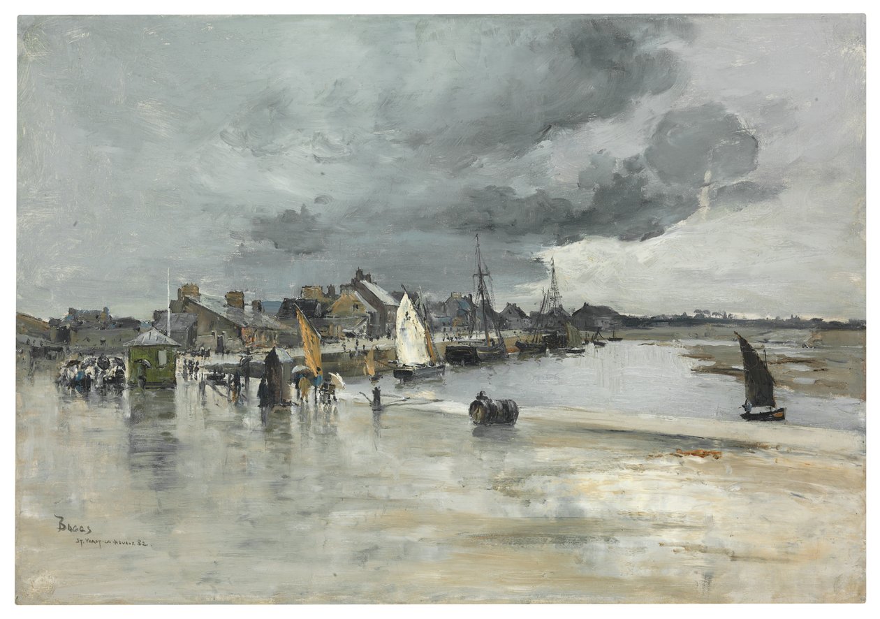 Port de St. Vaast, La Haye, 1882 - Frank Myers Boggs