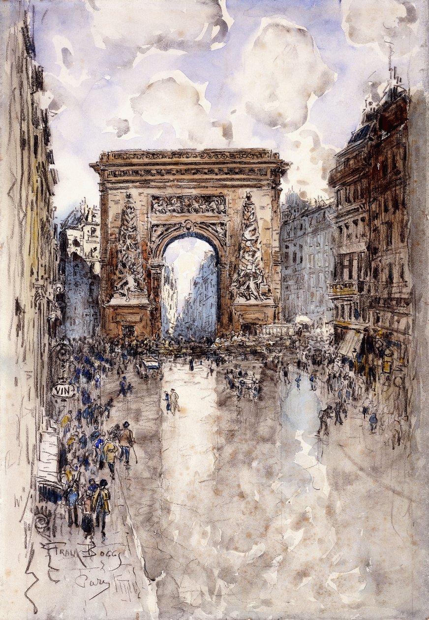 La Porte Saint-Denis, Paris - Frank Myers Boggs