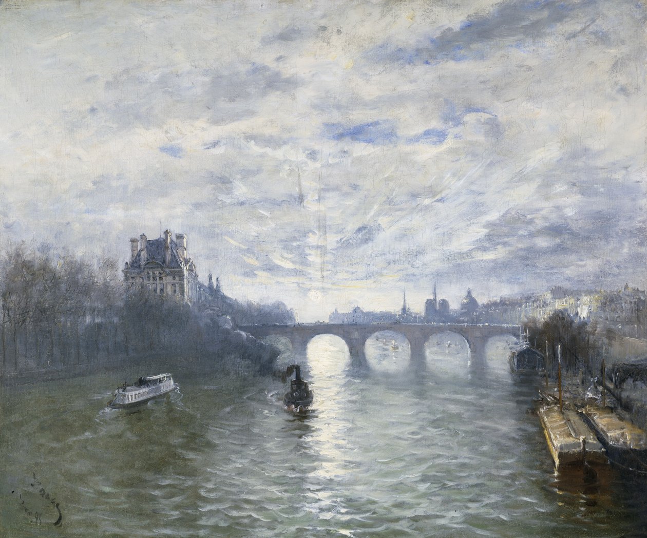Le Paris Royale sur la Seine, 1895 - Frank Myers Boggs