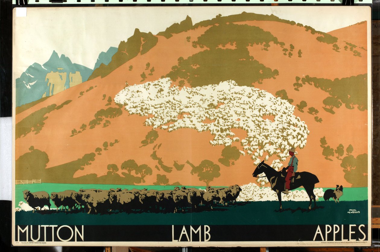 Mouton - Agneau - Pommes, de la série 
