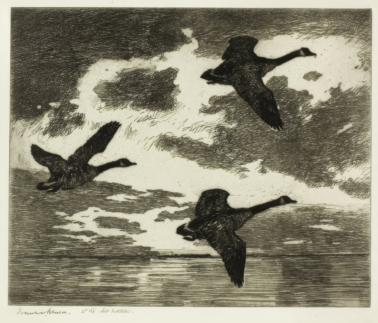 Matin nuageux - Frank Weston Benson
