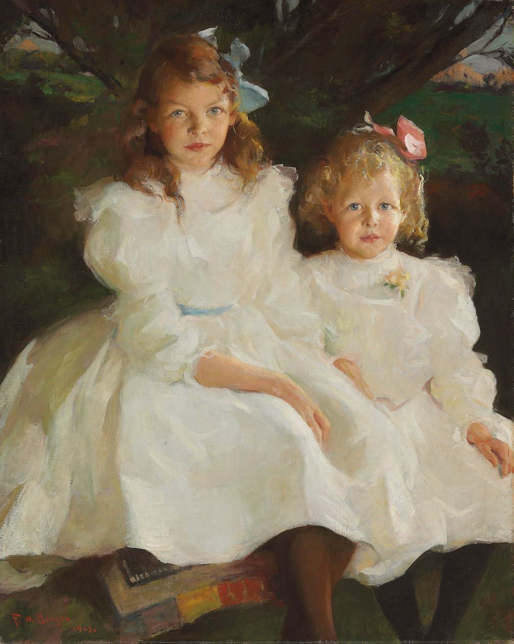 Deux petites filles - Frank Weston Benson