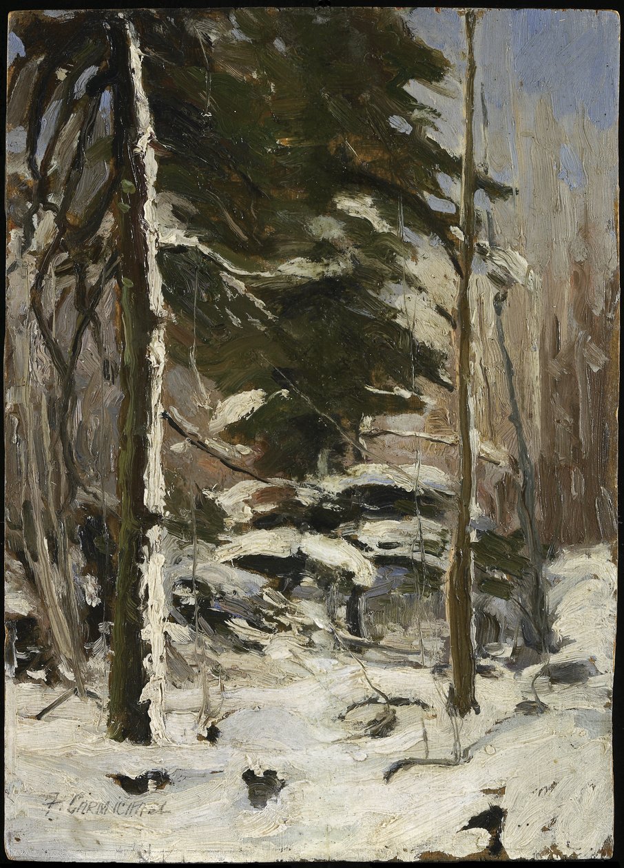 Bord du bois, vers 1914 - Franklin Carmichael