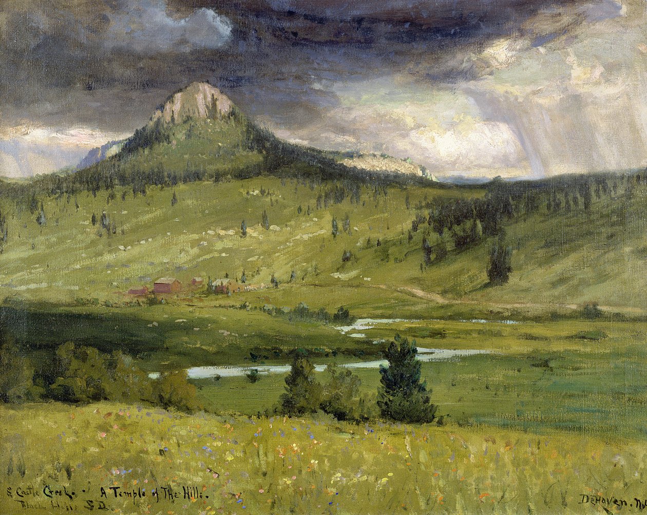 South Castle Creek, un temple des collines, Black Hills, Dakota du Sud - Franklin De Haven