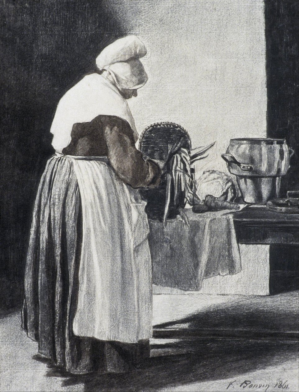 Le cuisinier - François Bonvin