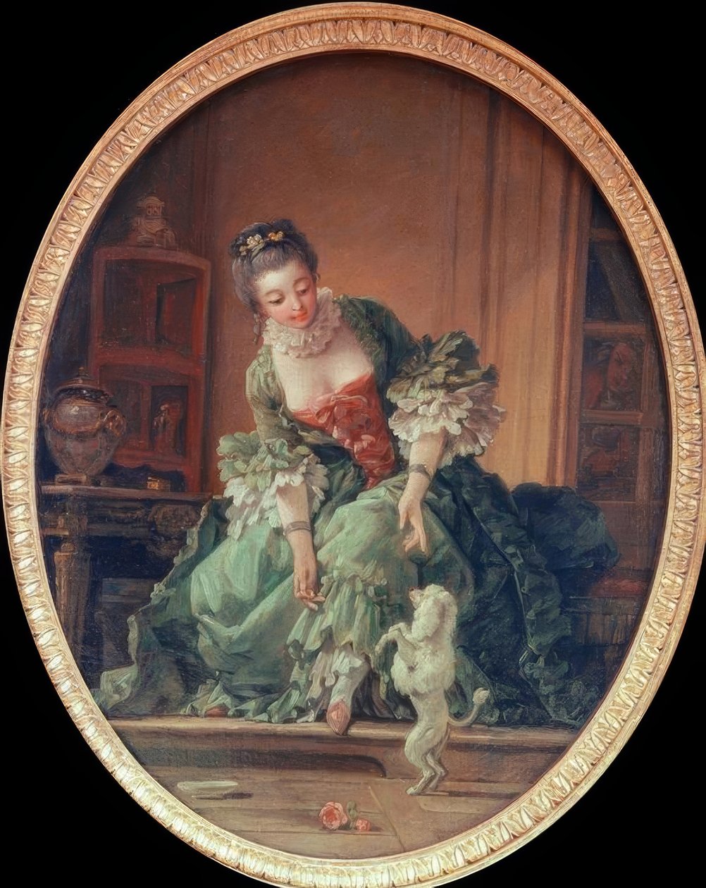 Le petit chien savant - François Boucher