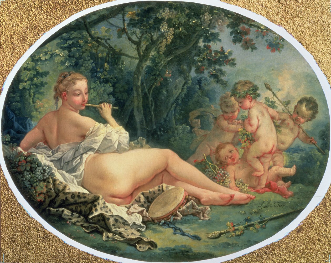 Ménade jouant de la flûte, 1735-38 - François Boucher