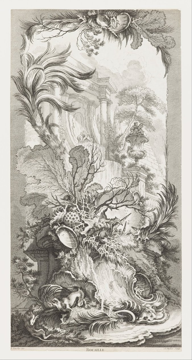 Rocaille, dans Nouveaux Morceaux pour des Paravents - François Boucher